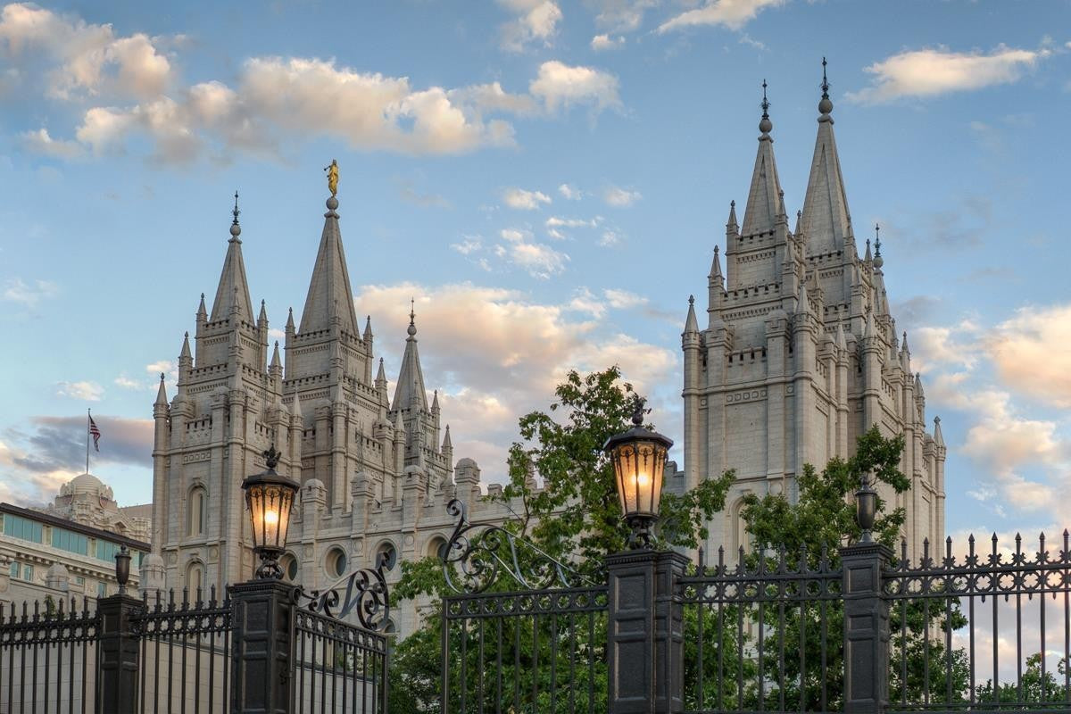 Salt Lake City Temple Welcome to the Temple Gallery Wrap