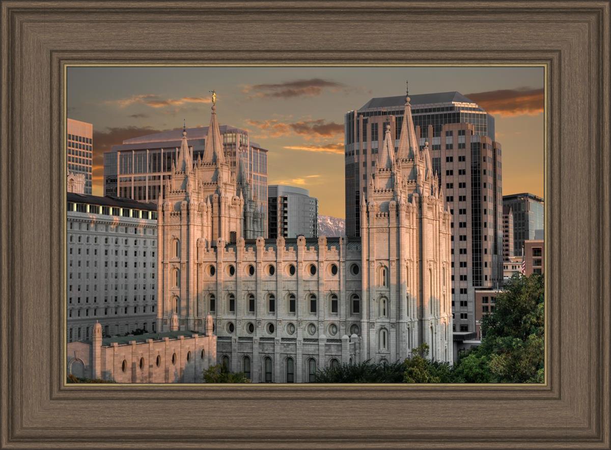 Salt Lake City Utah Temple A Mighty Refuge