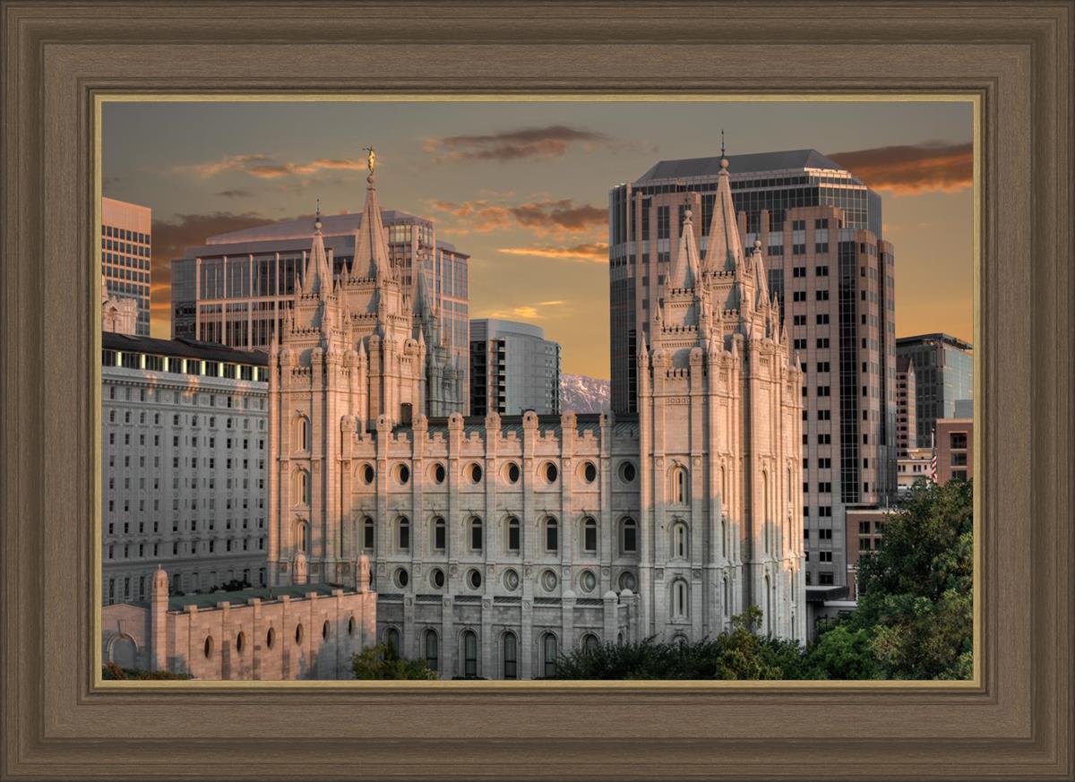 Salt Lake City Utah Temple A Mighty Refuge