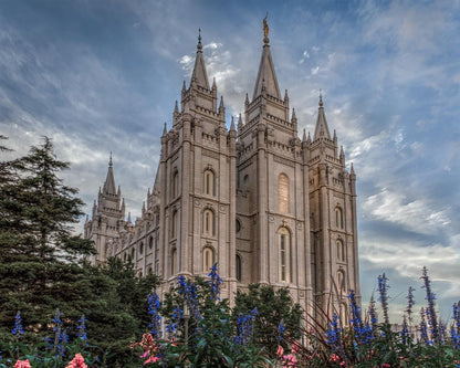 Salt Lake City Utah Temple House of Holiness Gallery Wrap