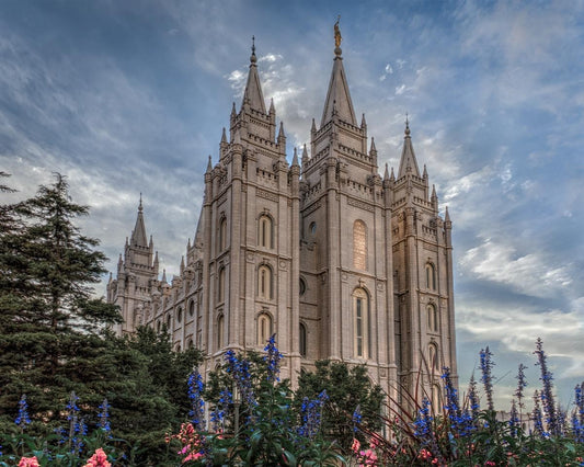 Salt Lake City Utah Temple House of Holiness Gallery Wrap