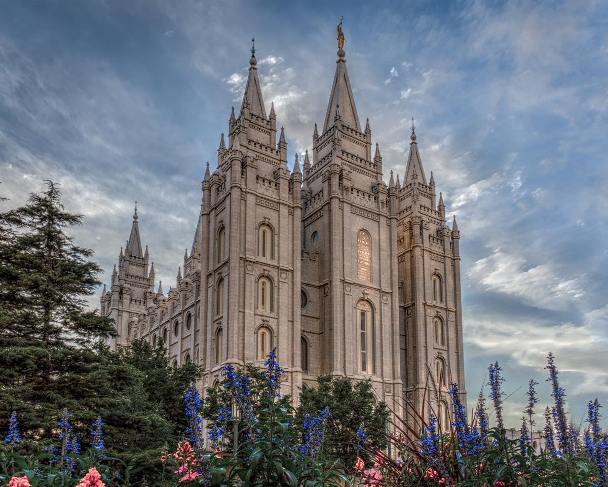 Salt Lake City Utah Temple House of Holiness Gallery Wrap