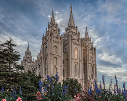 Salt Lake City Utah Temple House of Holiness Gallery Wrap
