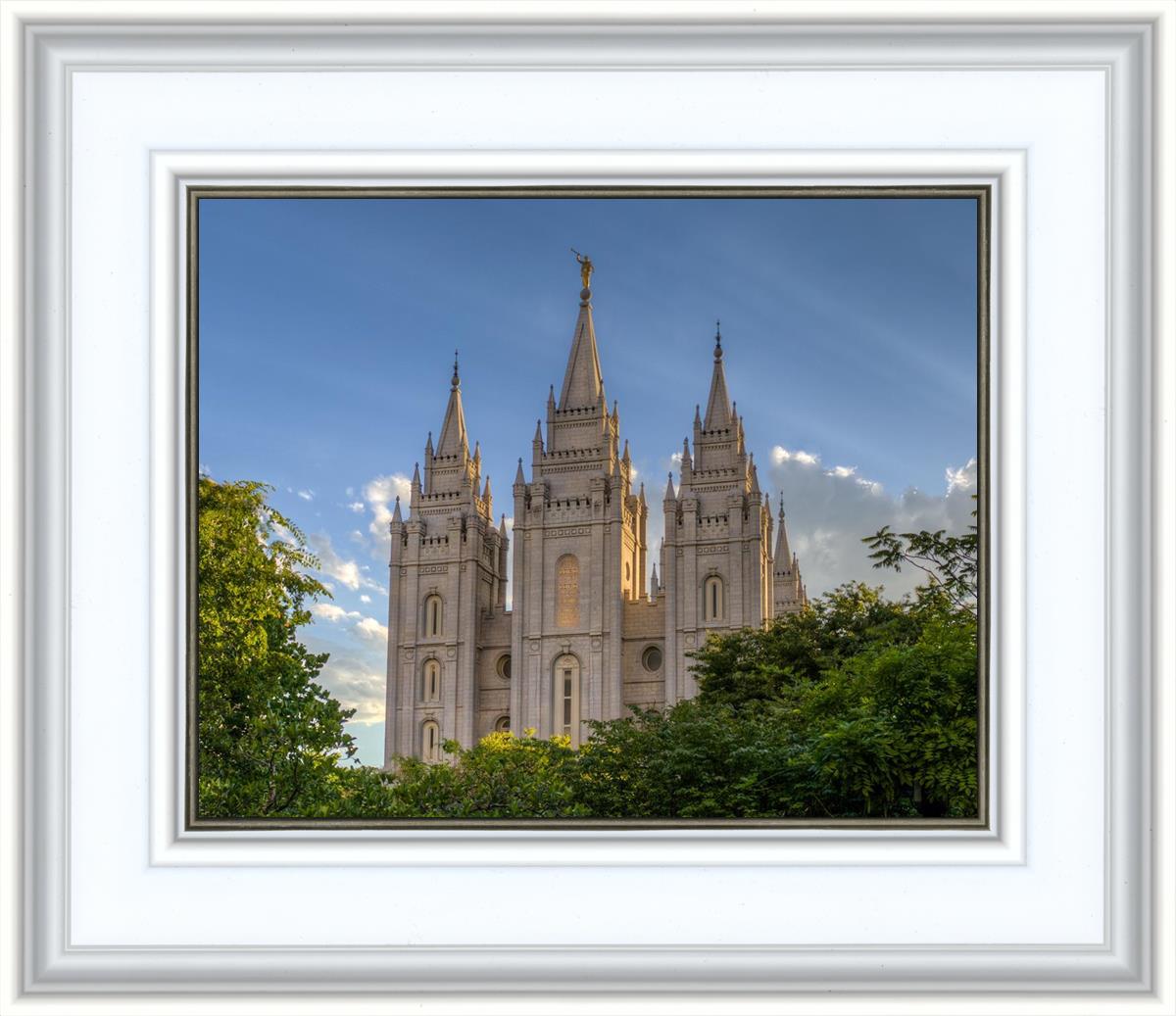 Salt Lake City Utah Temple In His Light