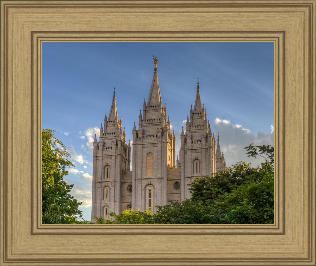 Salt Lake City Utah Temple In His Light