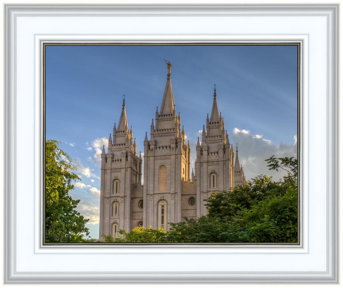 Salt Lake City Utah Temple In His Light