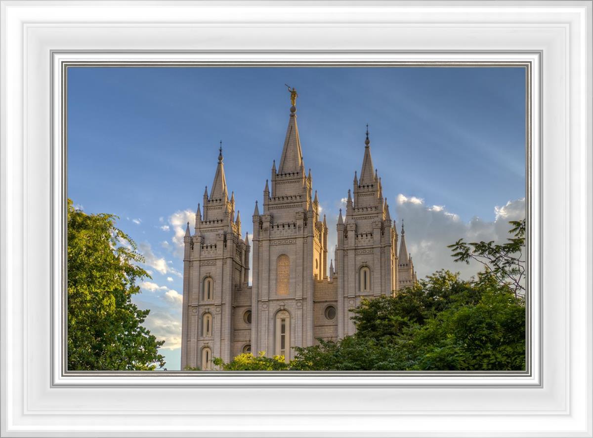Salt Lake City Utah Temple In His Light