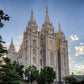 Salt Lake City Utah Temple Rays of Light
