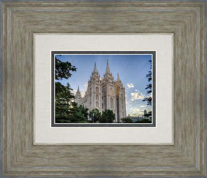 Salt Lake City Utah Temple Rays of Light