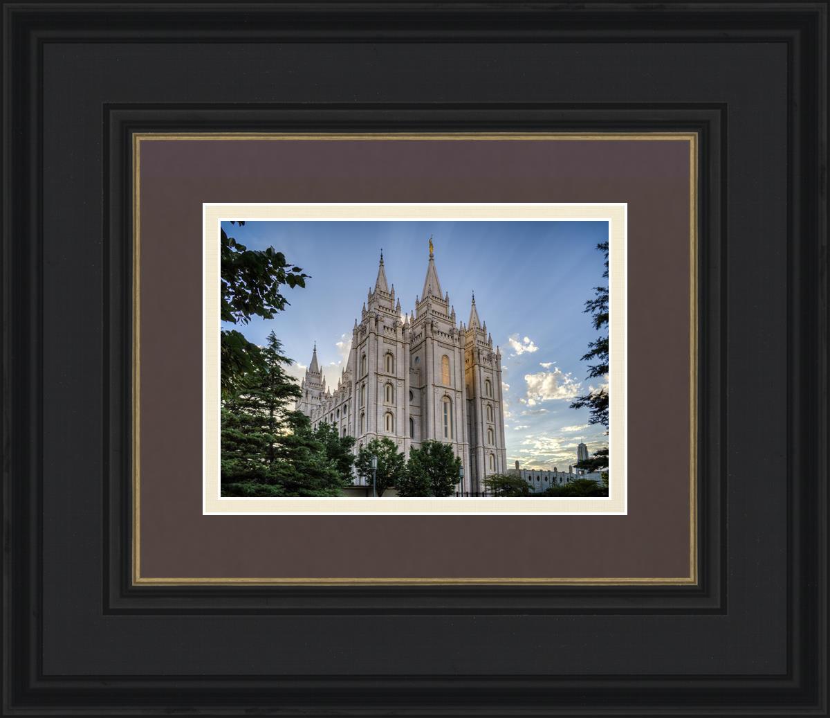 Salt Lake City Utah Temple Rays of Light