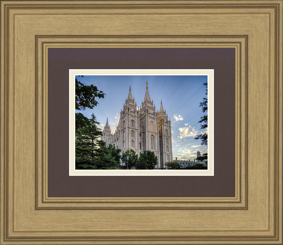Salt Lake City Utah Temple Rays of Light
