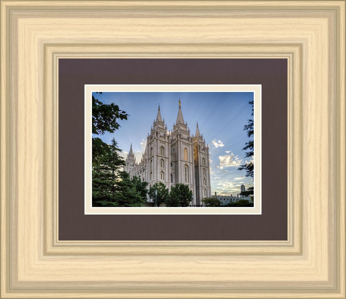 Salt Lake City Utah Temple Rays of Light