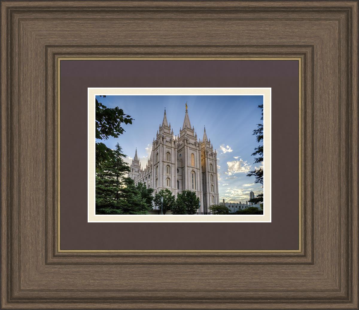 Salt Lake City Utah Temple Rays of Light