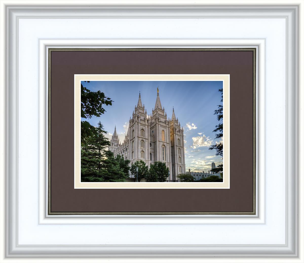Salt Lake City Utah Temple Rays of Light