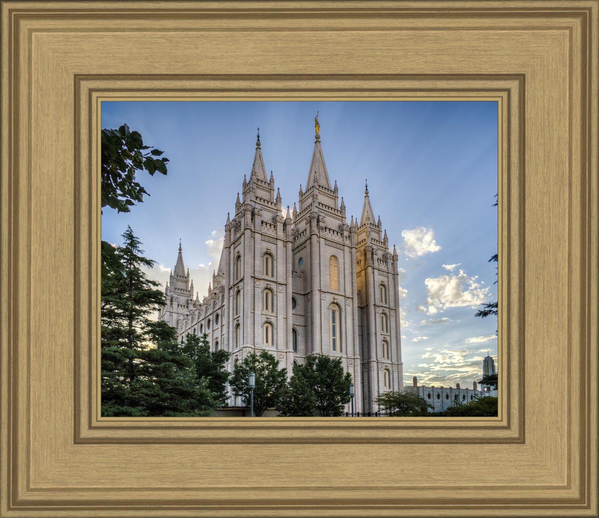 Salt Lake City Utah Temple Rays of Light