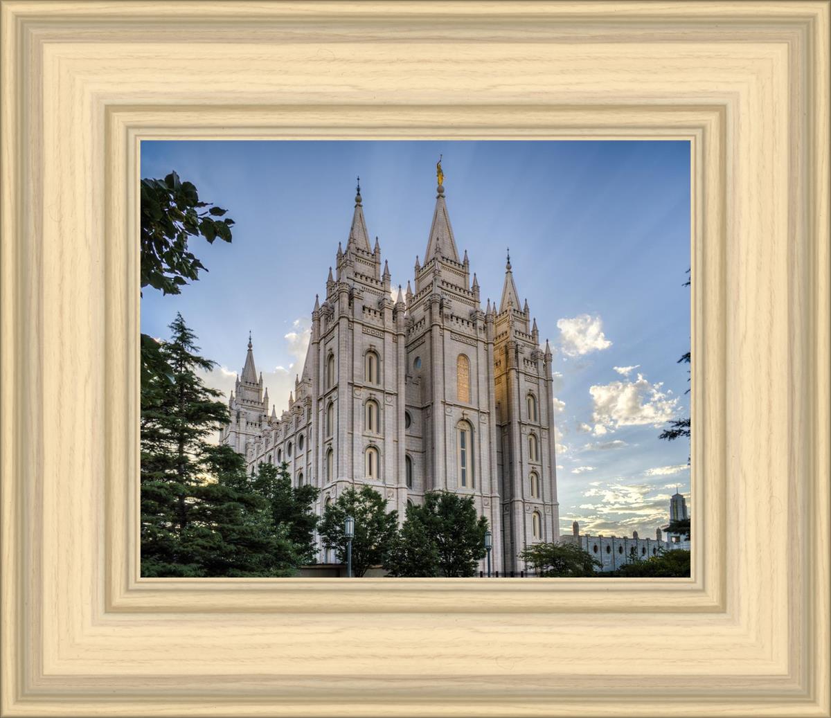 Salt Lake City Utah Temple Rays of Light