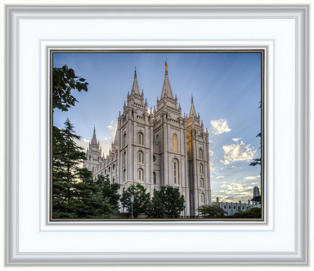 Salt Lake City Utah Temple Rays of Light