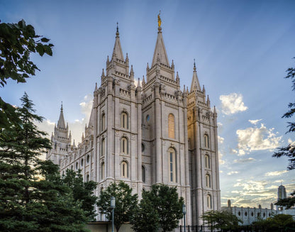 Salt Lake City Utah Temple Rays of Light
