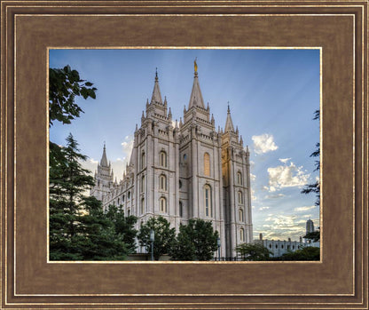 Salt Lake City Utah Temple Rays of Light