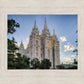 Salt Lake City Utah Temple Rays of Light