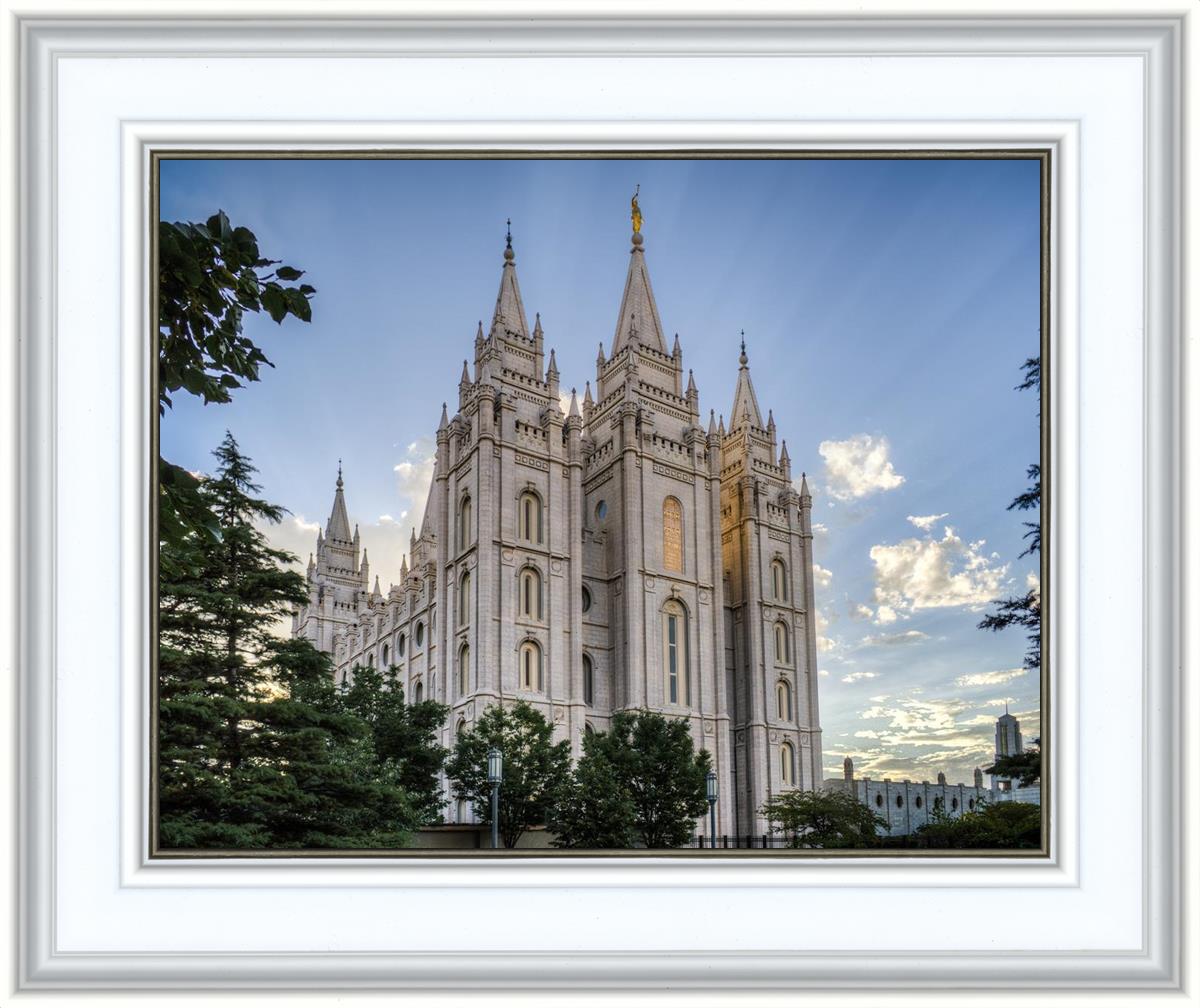 Salt Lake City Utah Temple Rays of Light