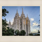Salt Lake City Utah Temple Rays of Light