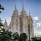 Salt Lake City Utah Temple Rays of Light