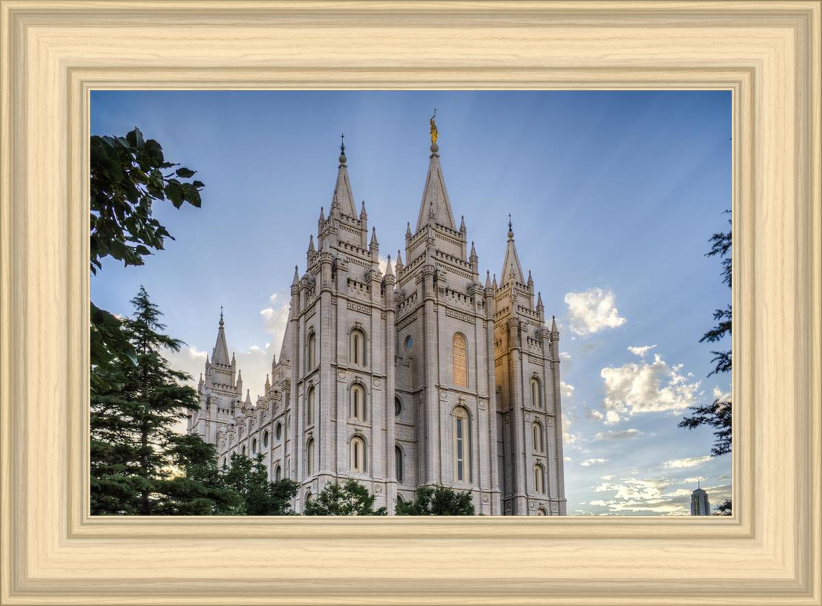 Salt Lake City Utah Temple Rays of Light