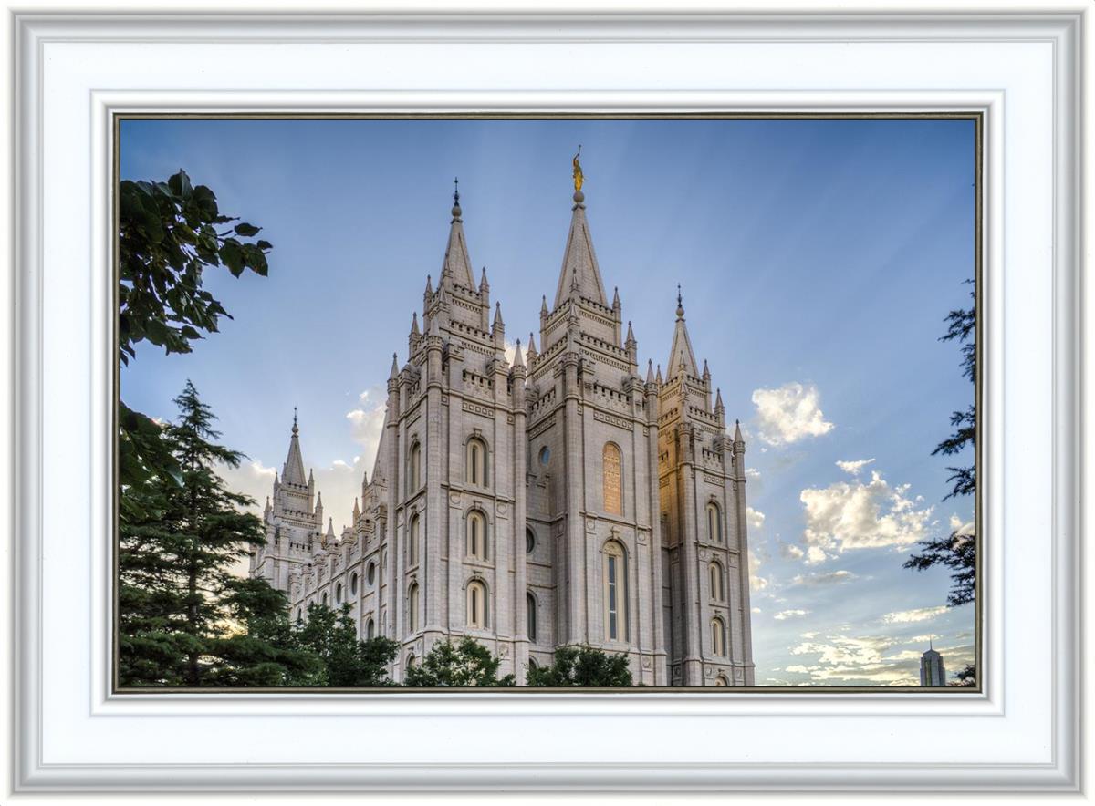 Salt Lake City Utah Temple Rays of Light