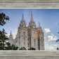 Salt Lake City Utah Temple Rays of Light