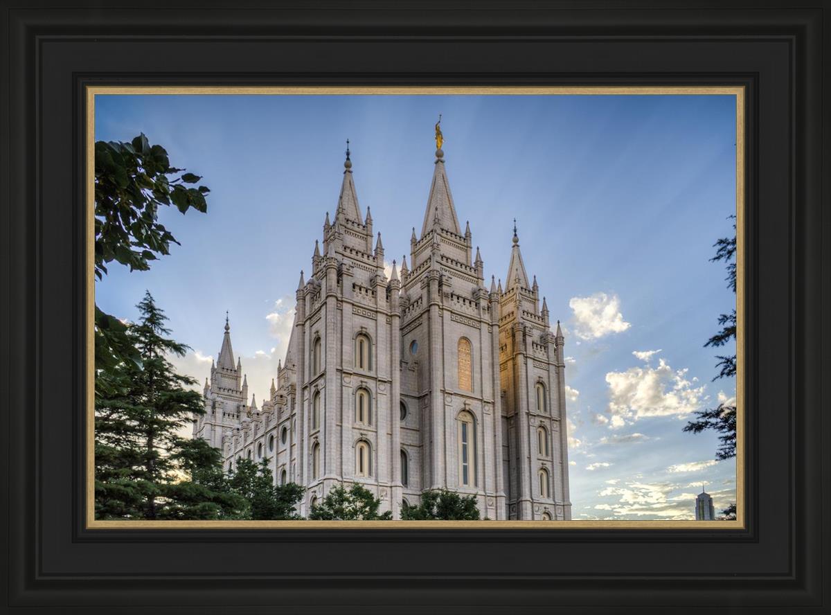 Salt Lake City Utah Temple Rays of Light