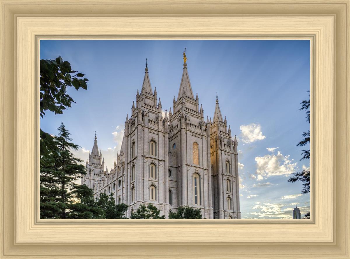 Salt Lake City Utah Temple Rays of Light