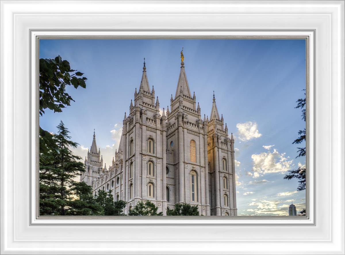 Salt Lake City Utah Temple Rays of Light