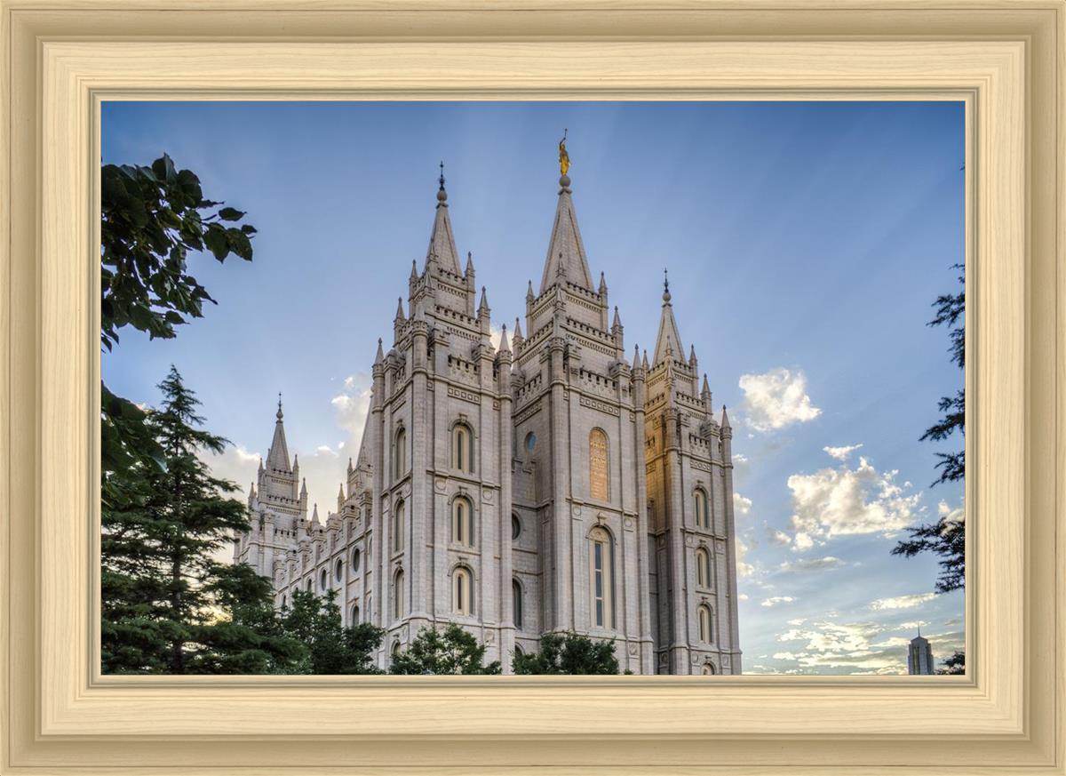 Salt Lake City Utah Temple Rays of Light