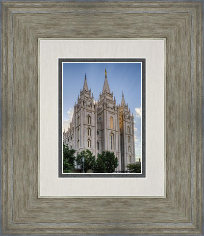 Salt Lake City Utah Temple Rays of Light Portrait