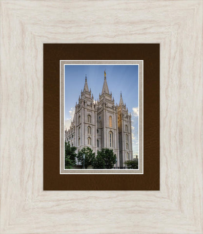 Salt Lake City Utah Temple Rays of Light Portrait