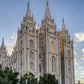 Salt Lake City Utah Temple Rays of Light Portrait