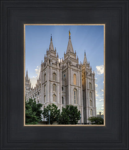 Salt Lake City Utah Temple Rays of Light Portrait