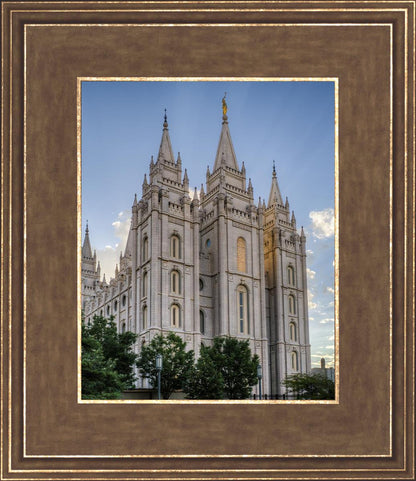 Salt Lake City Utah Temple Rays of Light Portrait