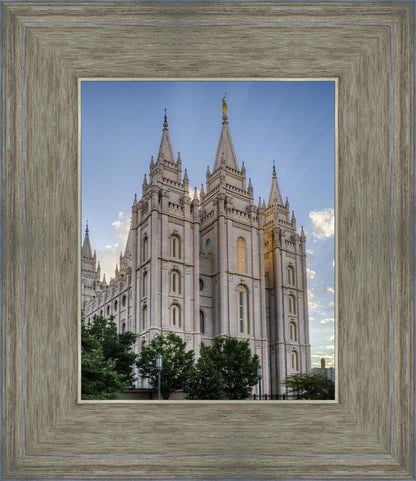 Salt Lake City Utah Temple Rays of Light Portrait