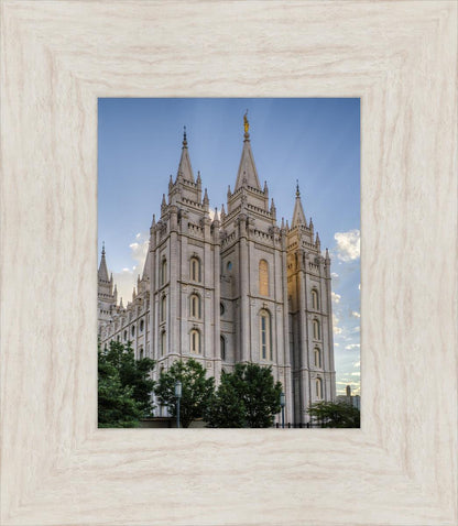 Salt Lake City Utah Temple Rays of Light Portrait