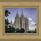 Salt Lake City Utah Temple Rays of Light Portrait