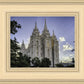 Salt Lake City Utah Temple Rays of Light Portrait