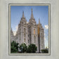 Salt Lake City Utah Temple Rays of Light Portrait