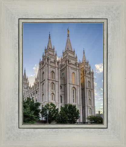 Salt Lake City Utah Temple Rays of Light Portrait