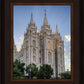 Salt Lake City Utah Temple Rays of Light Portrait