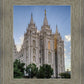 Salt Lake City Utah Temple Rays of Light Portrait