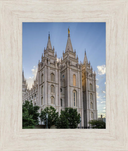 Salt Lake City Utah Temple Rays of Light Portrait