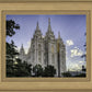 Salt Lake City Utah Temple Rays of Light Portrait
