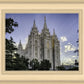 Salt Lake City Utah Temple Rays of Light Portrait